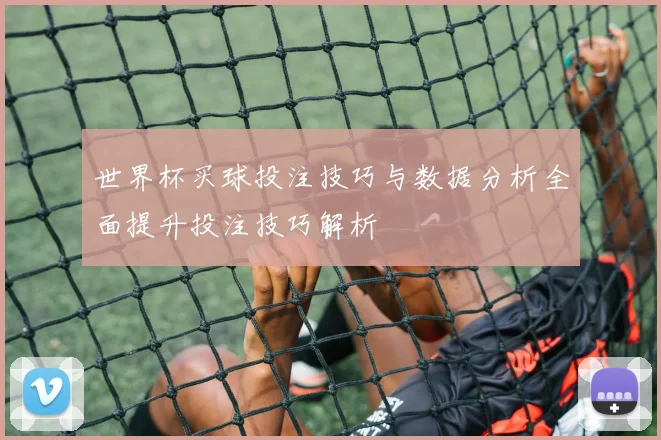 世界杯买球投注技巧与数据分析全面提升投注技巧解析